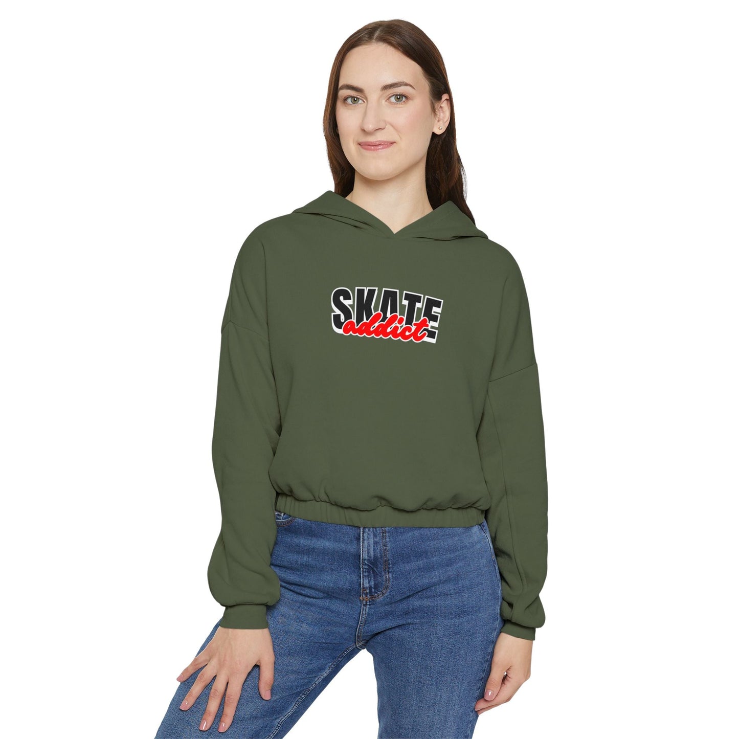 Women’s Cropped Skate Addict Sweatshirt