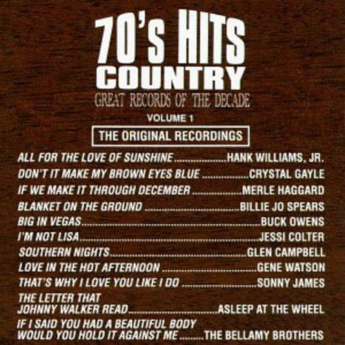 70's Country Hits 1 / Various - 70's Country Hits 1 / Various - Music CD