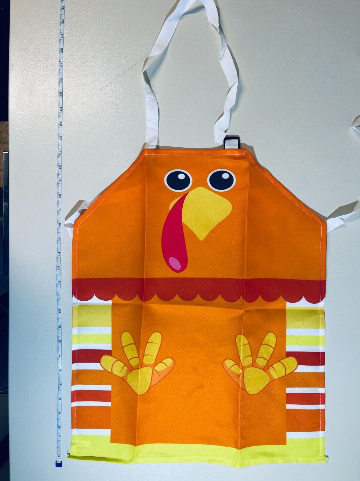 4 Pcs Kids Thanksgiving Turkey Aprons 21x17" Festive Kitchen Fun