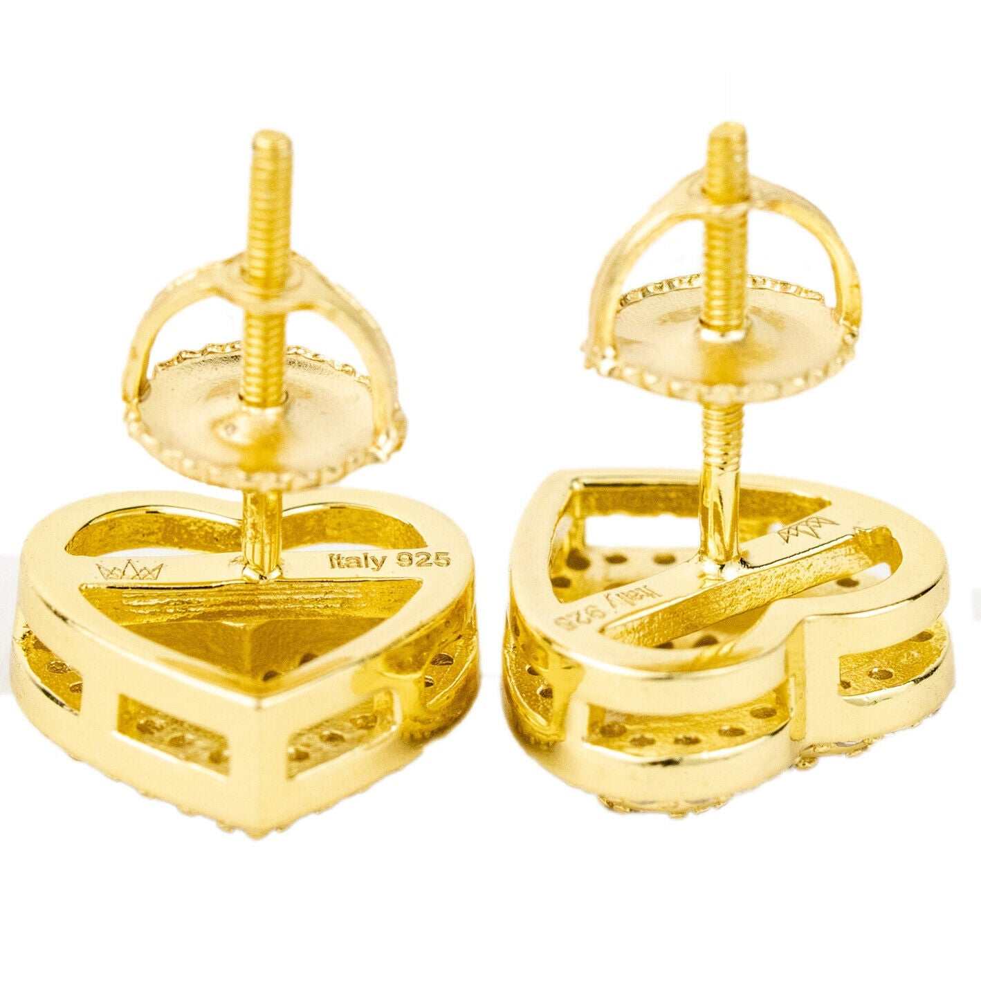 Heart Shaped Stud Earrings