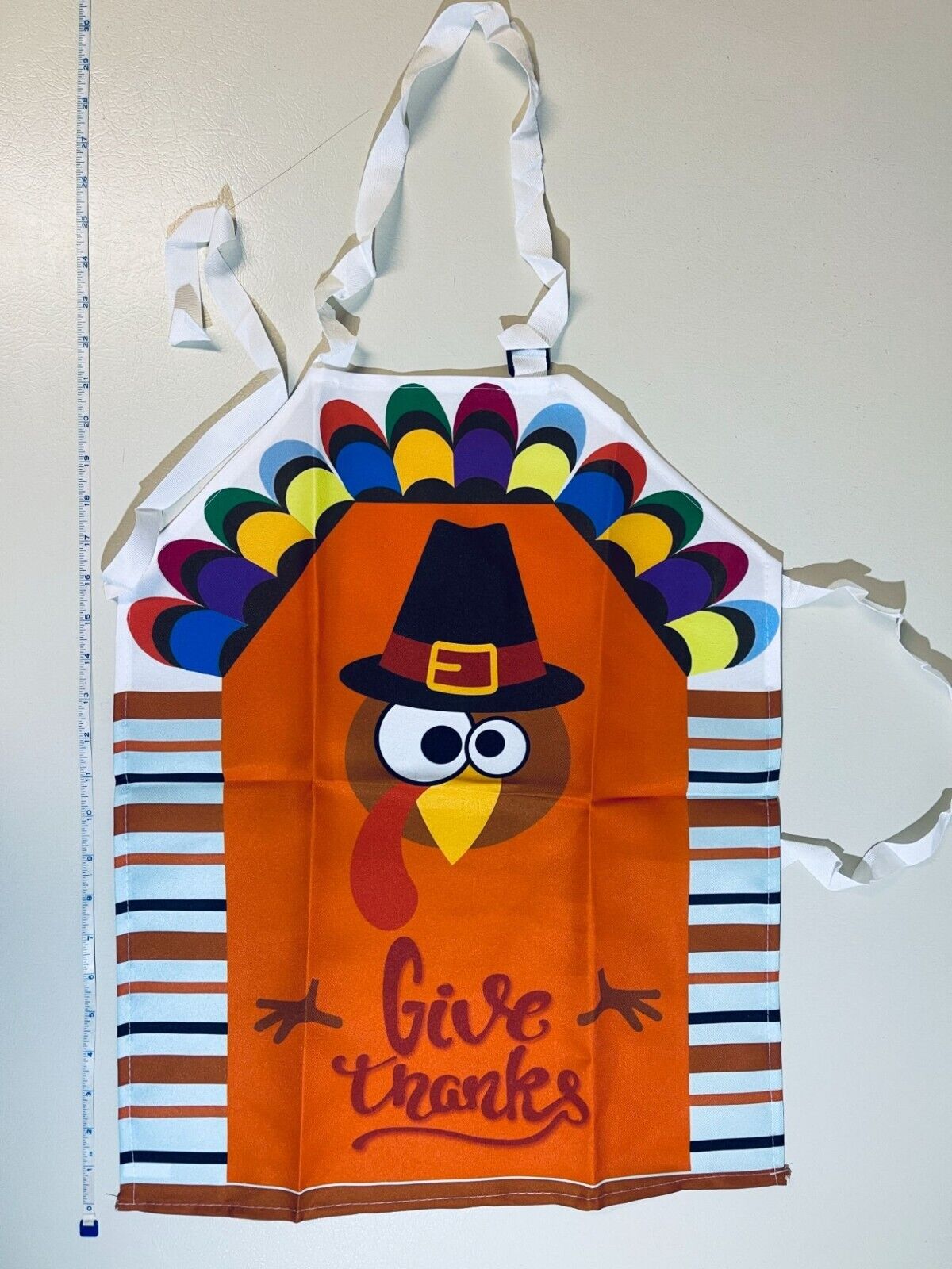 4 Pcs Kids Thanksgiving Turkey Aprons 21x17" Festive Kitchen Fun