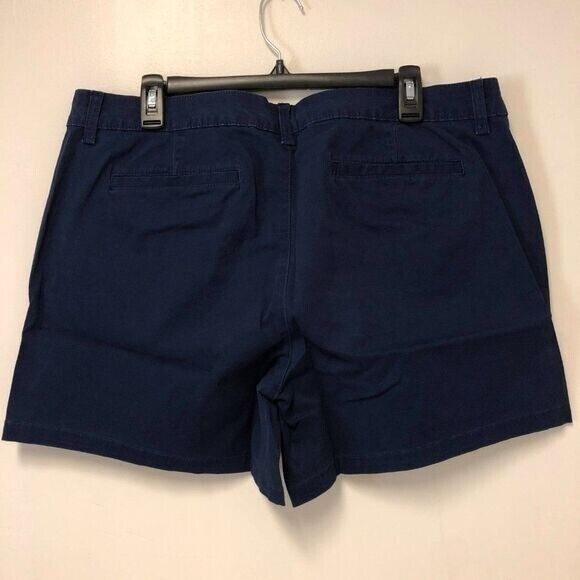 a.n.a Women's 5in Inseam Chino Short Navy Size 16