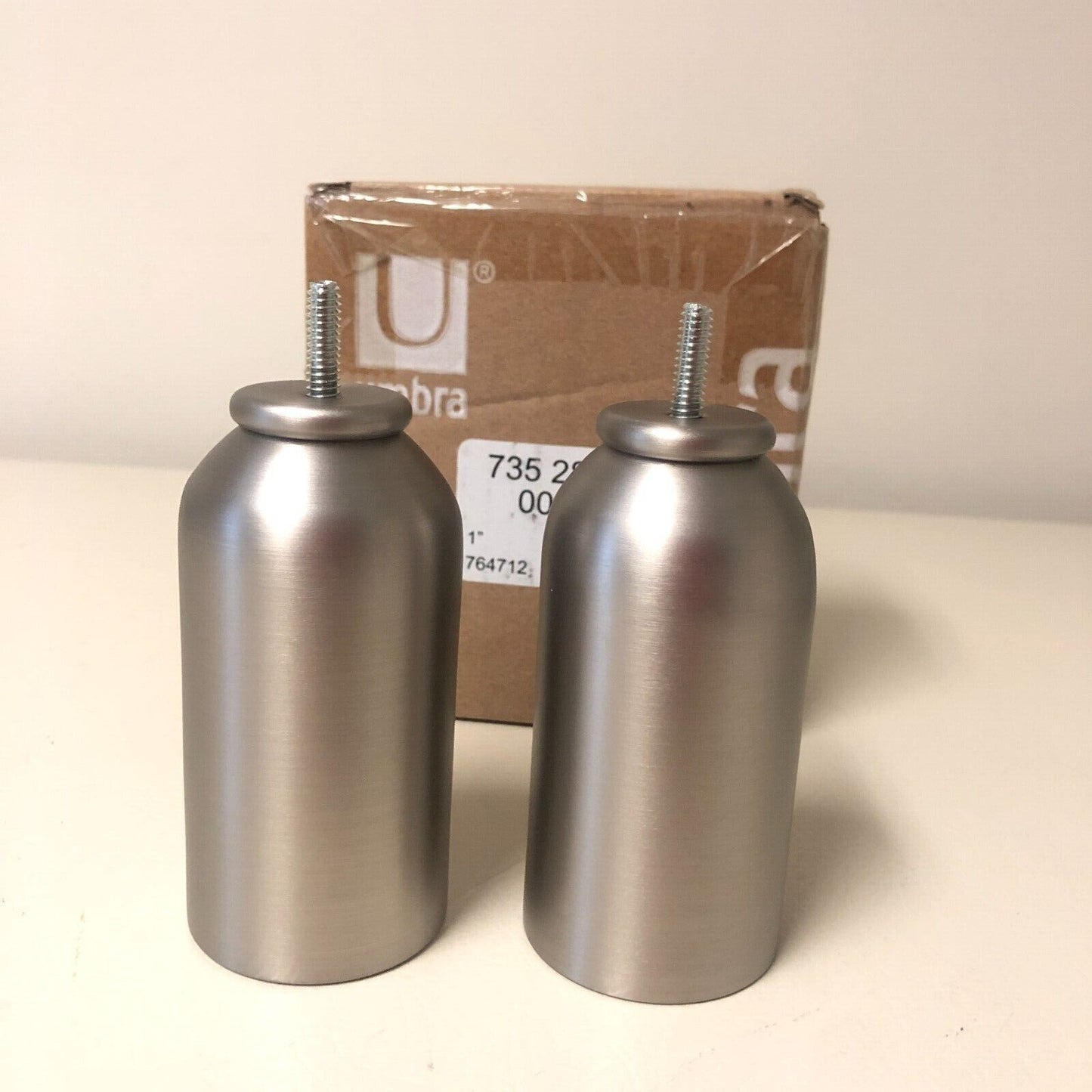 Umbra Mix & Match Column 2-pc. Finials Nickel set of 2