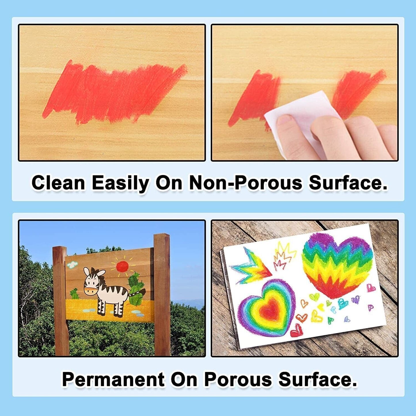 Tempera Paint Sticks, 30 Colors Solid Tempera Paint for Kids, Super Quick Drying
