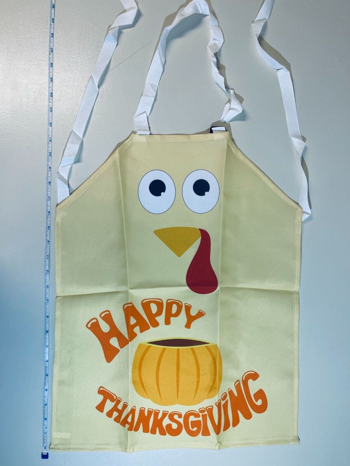 4 Pcs Kids Thanksgiving Turkey Aprons 21x17" Festive Kitchen Fun