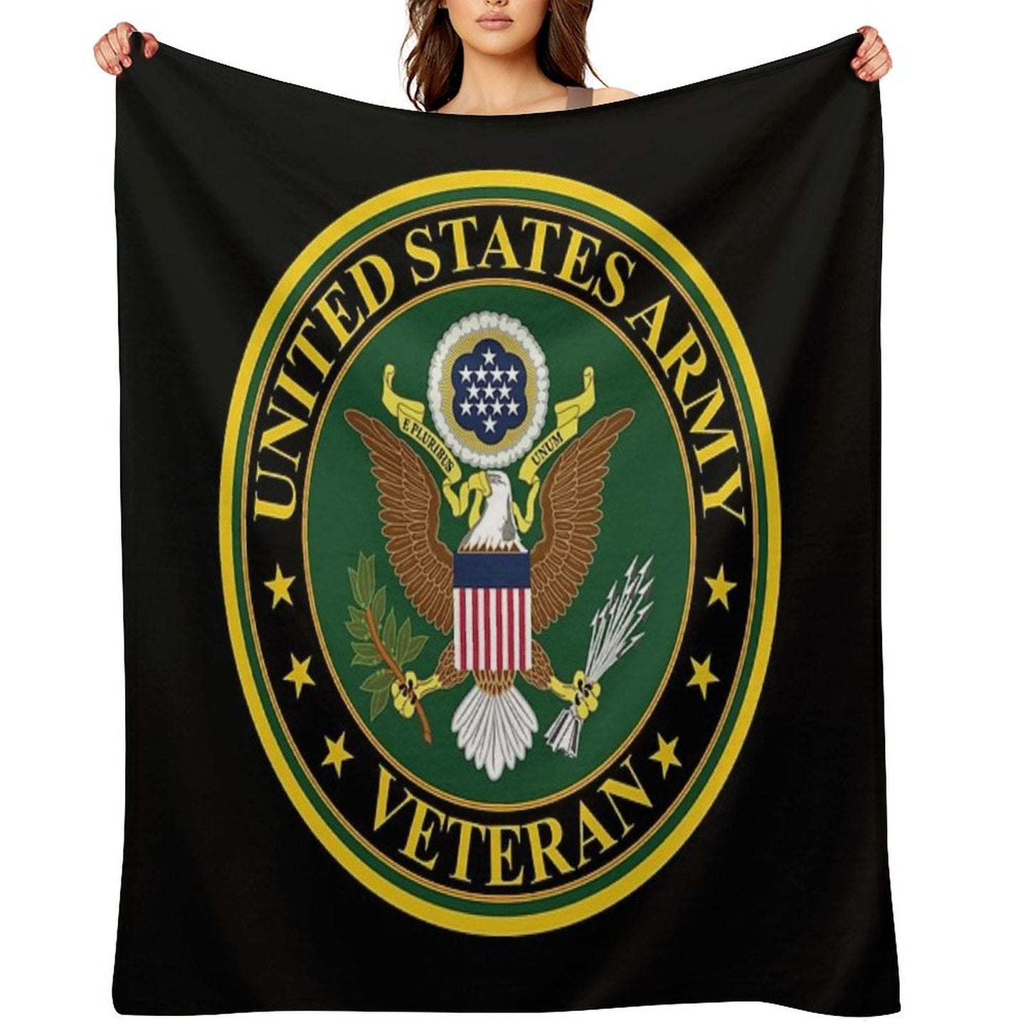 Army - US Army Veteran Throw Blanket