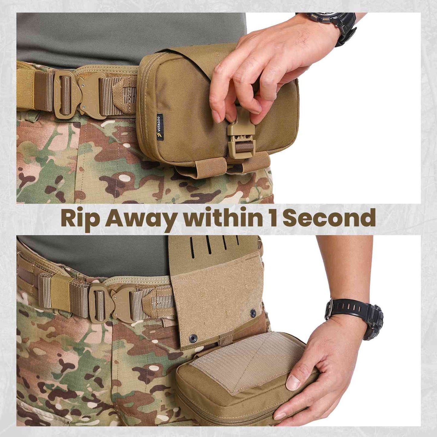 Votagoo IFAK Pouch, First Aid Pouch for Outdoor Emergency Survival Bags