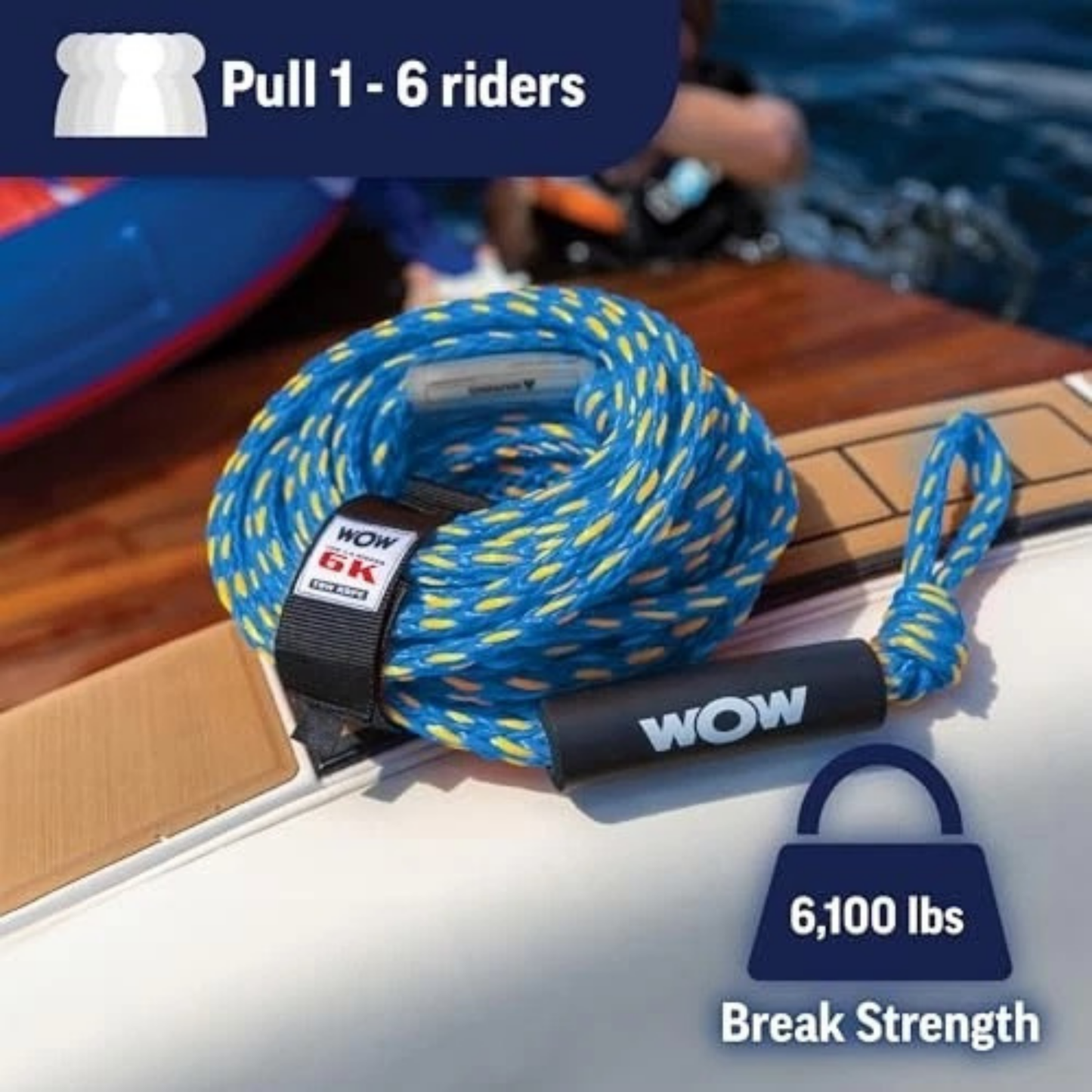 WOW Watersports 6K 60' Tow Rope