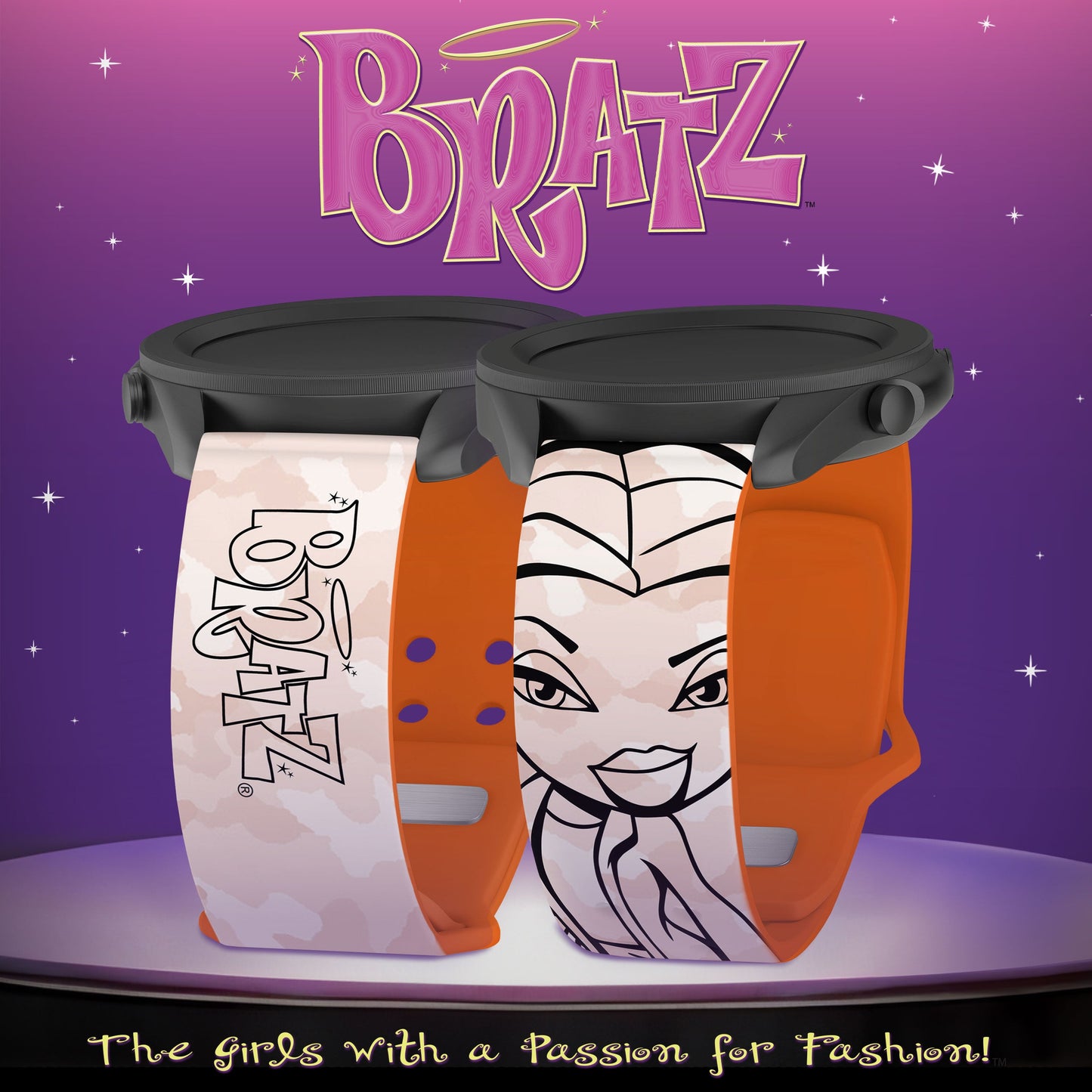 Bratz® Passion For Fashion HD Watchband for Samsung, Garmin, Fossil, and More