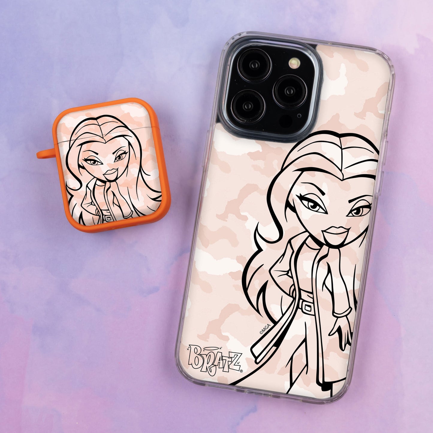 Bratz® Passion For Fashion HD Apple iPhone 12 Mag-Safe Phone Case and AirPods Gen 1 & 2 Combo Package