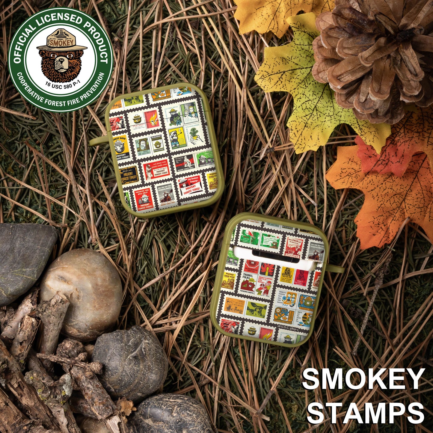 Smokey Bear Classic HDX Apple AirPods Gen 1 & 2 Case Cover