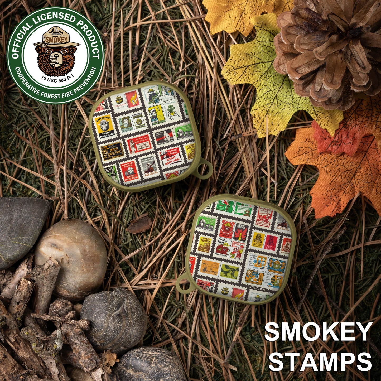 Smokey Bear Classic HDX Samsung Galaxy Buds Pro & Buds Live Case Cover