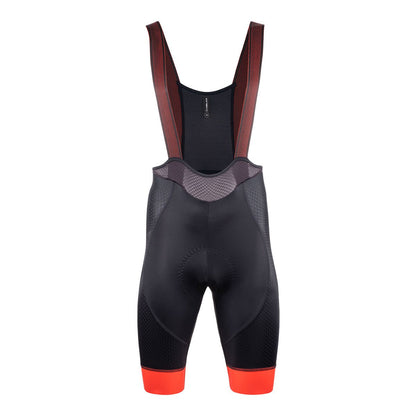 2024 Nalini COLOR Men's Bib Shorts (Black / Red) S-3XL