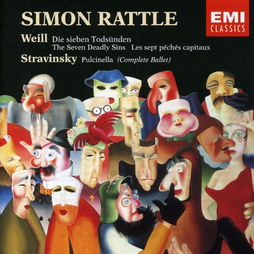 Stravinsky / Weill - Simon Rattle Conducts: Pulcinella / 7 Deadly Sins - Music CD