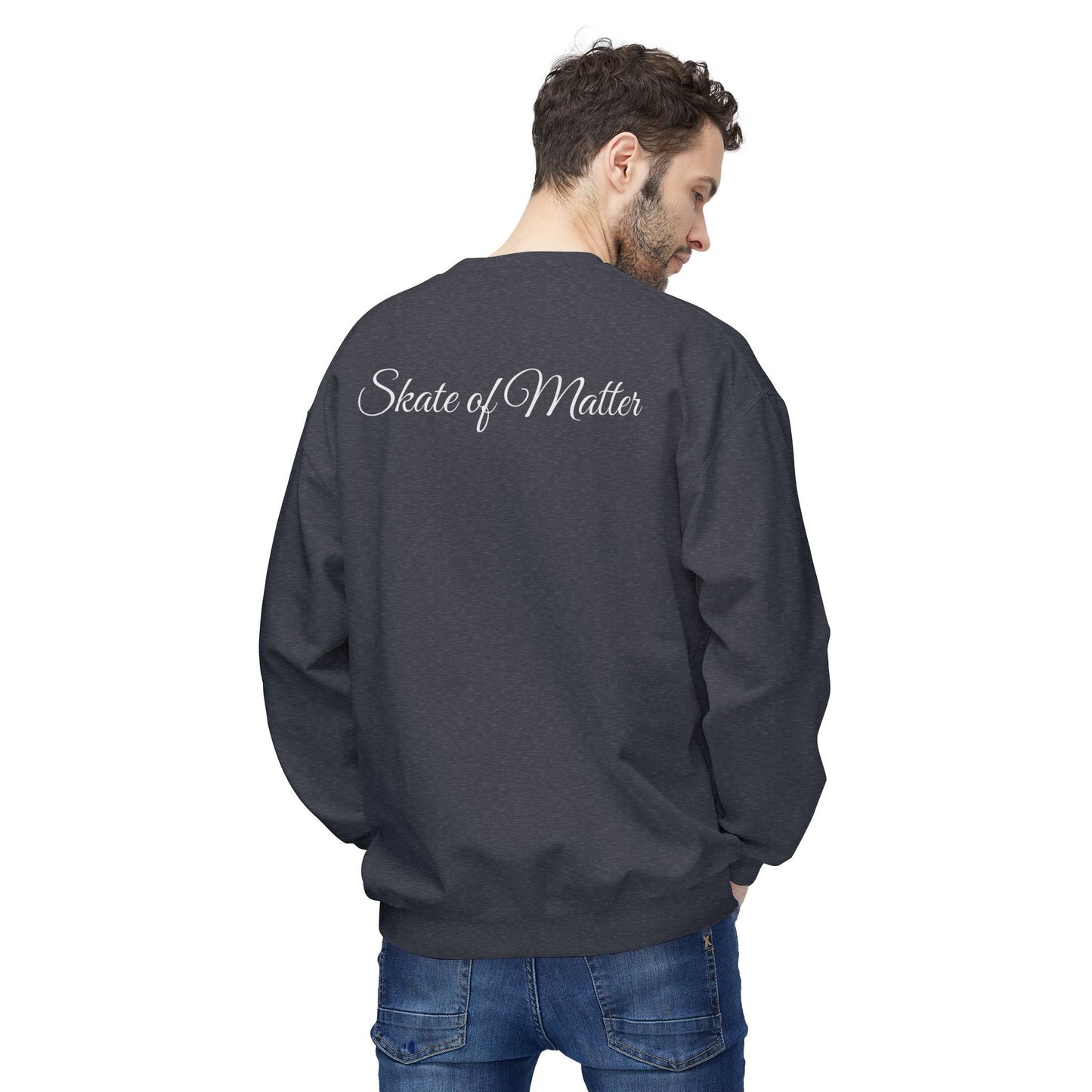 Skate Addict Unisex Fleece Crewneck Sweatshirt