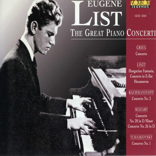 List,eugene - Great Piano Concerti - Music CD
