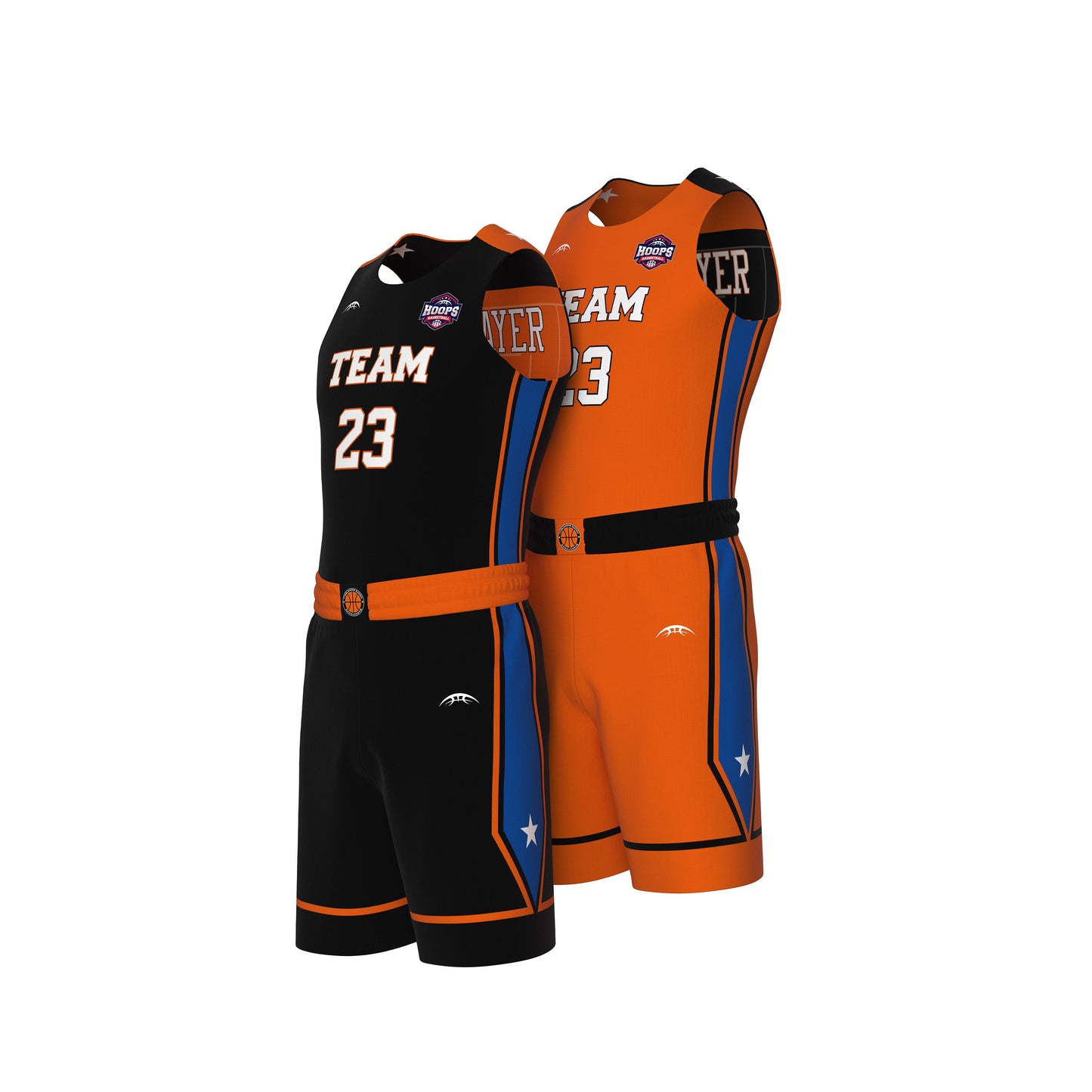 Custom All-Star Reversible Basketball Uniform - 116 Duke