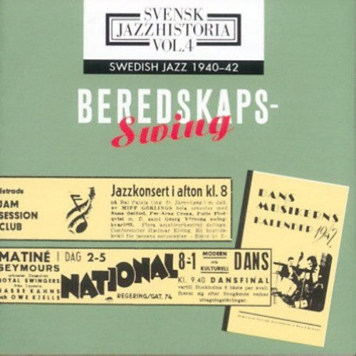 Swedish Jazz 1940-1942 Volume 4 / Various - Swedish Jazz 1940-1942 Volume 4 / Various - Music CD