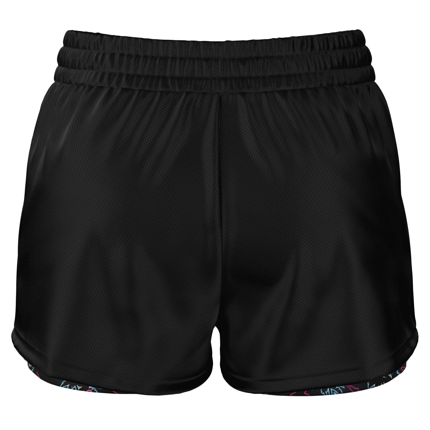 Rad Palm Neon Attack Women's 2 in 1 Shorts