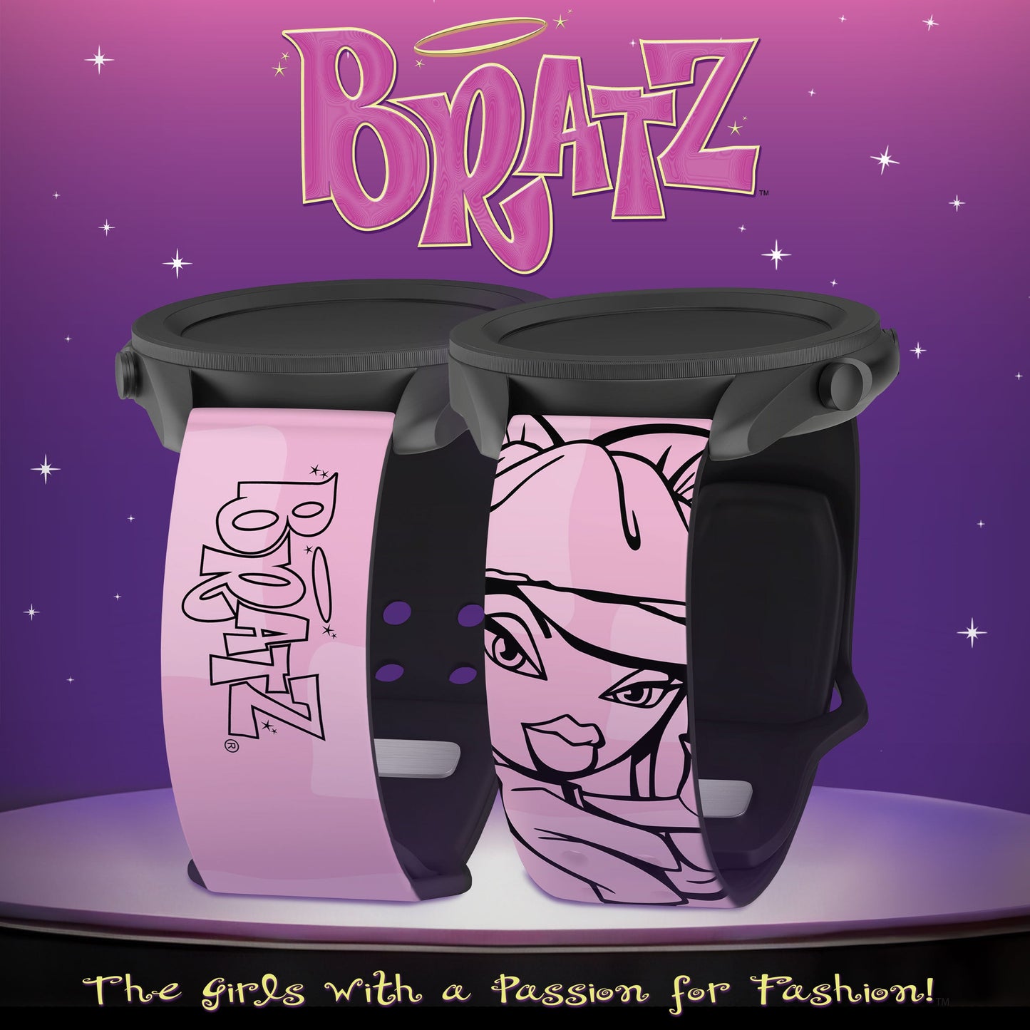 Bratz® Passion For Fashion HD Watchband for Samsung, Garmin, Fossil, and More