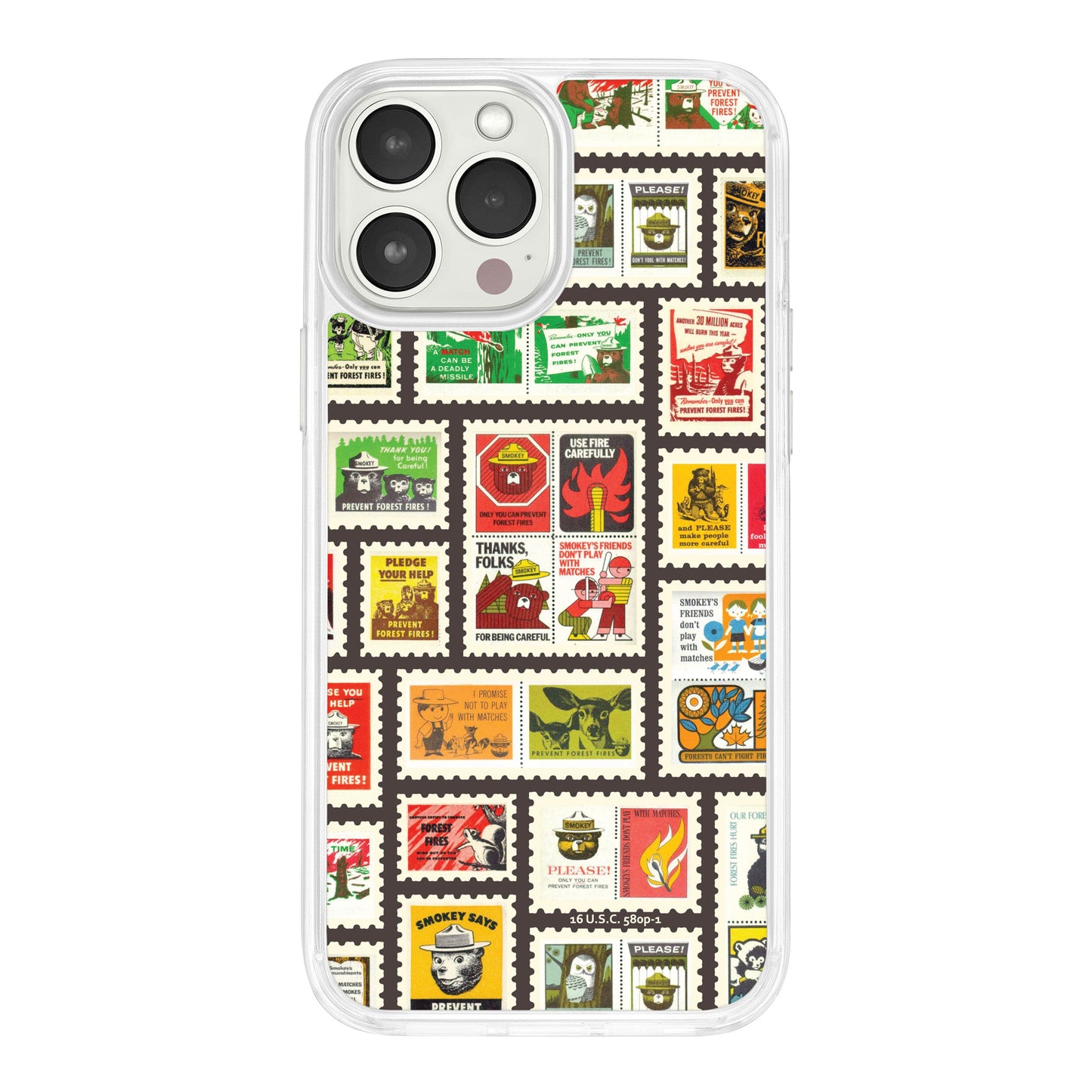 Smokey Bear Classic HD Apple iPhone 12 Series Mag-Safe Phone Case