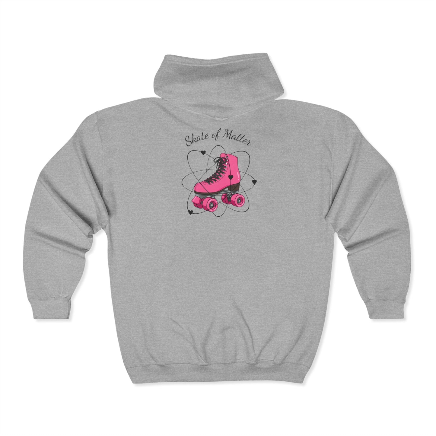 Skating is For Everybody Unisex Zip Hooded Sweatshirt