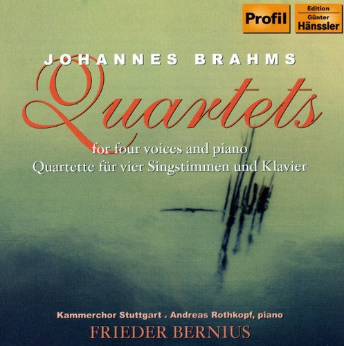 Brahms / Bernius / Kammerchor Stuggart / Rothkopf - Quartets For Four Voices & Piano - Music CD