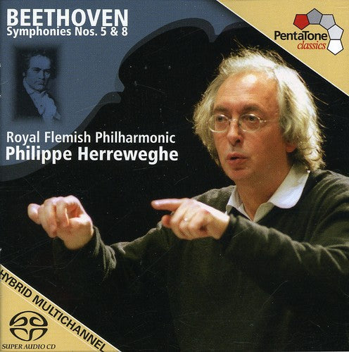 Beethoven / Royal Flemish Phil / Herreweghe - Symphonies 5 & 8 - Music CD