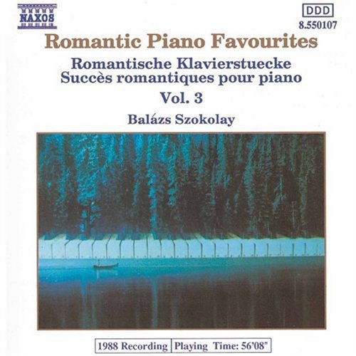 ROMANTIC PIANO FAVOURITES - Romantic Piano Music 3 Music CD