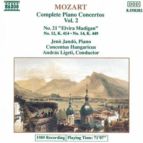 JenÅ‘ Jandó - Piano Concerti 12, 14 & 21 Music CD