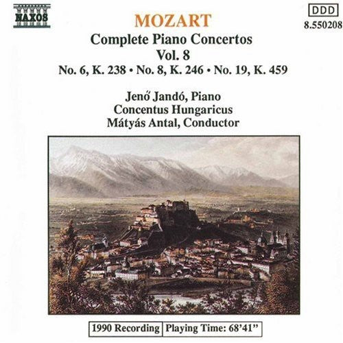Mozart / Jando / Antal - Piano Concerti 6, 8 & 19 - Music CD