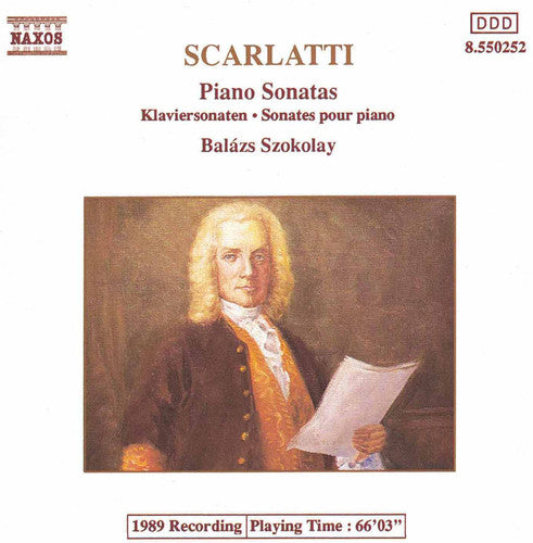 Scarlatti / Szokolay - Piano Sonatas - Music CD