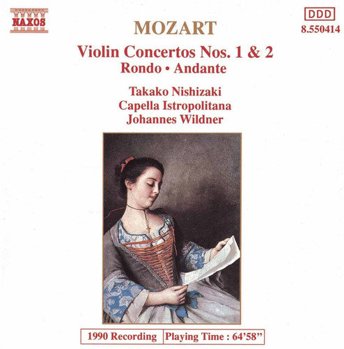 Mozart / Wildner - Violin Concerti 1 & 2 / Rondo / Andante - Music CD