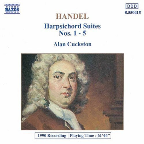 Handel / Cuckston - Harpsichord Suites 1-5 - Music CD