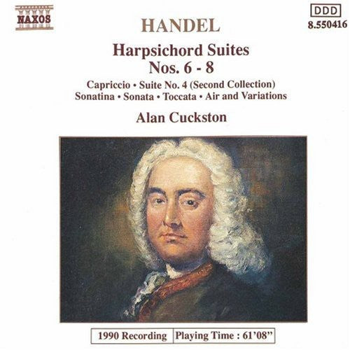 Handel / Cuckston - Harpsichord Suites 6-8 - Music CD