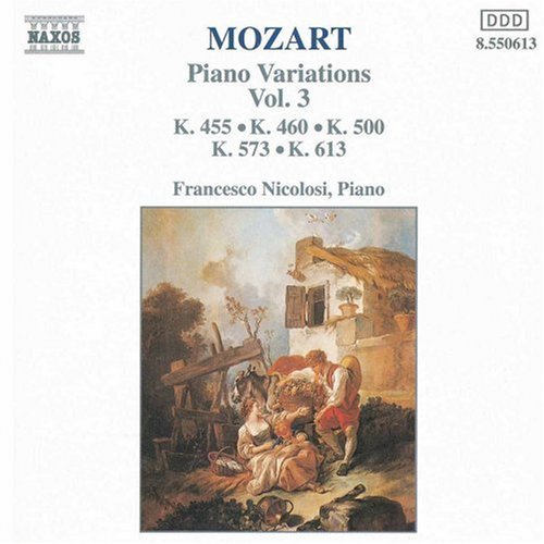 Mozart / Nicolosi - Piano Variations 3 - Music CD