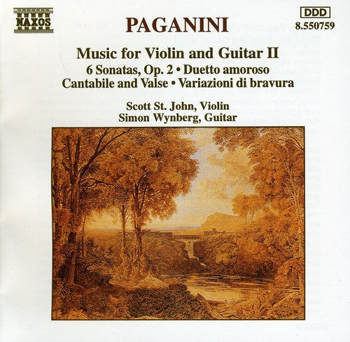 Paganini / St John / Wynberg - Music For Violin & Guitar 2 - Music CD