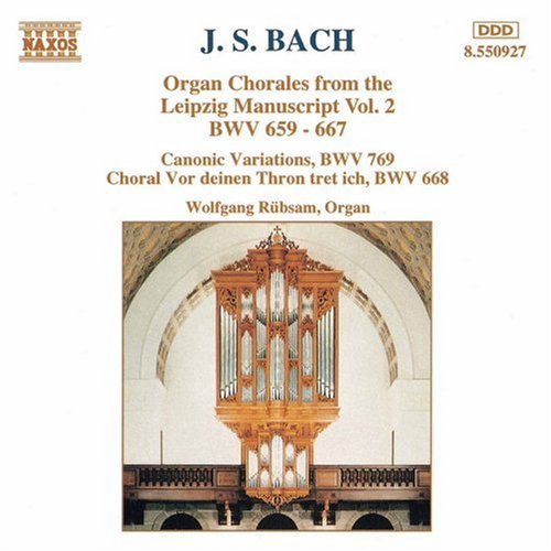 Bach / Rubsam - Organ Chorales From The Leipzig Manuscript 2 - Music CD