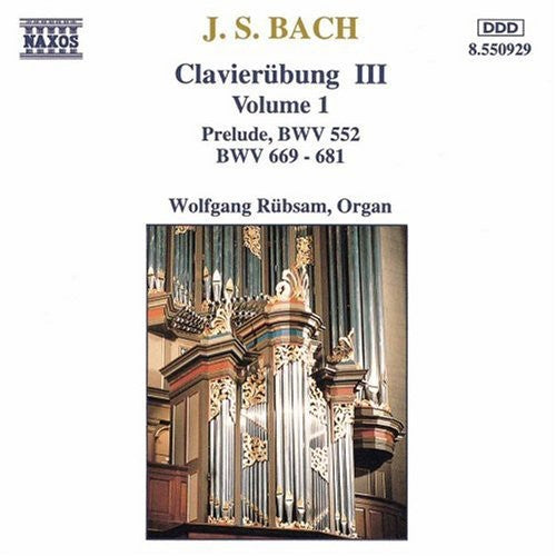 Bach,j.s. / Rubsam - Clavierubung Volume 1 - Music CD