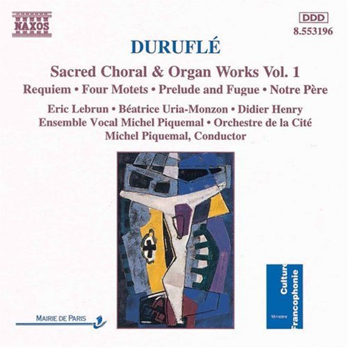 Durufle / Piquemal / Orchestra De La Cite - Choral & Organ 1 - Music CD