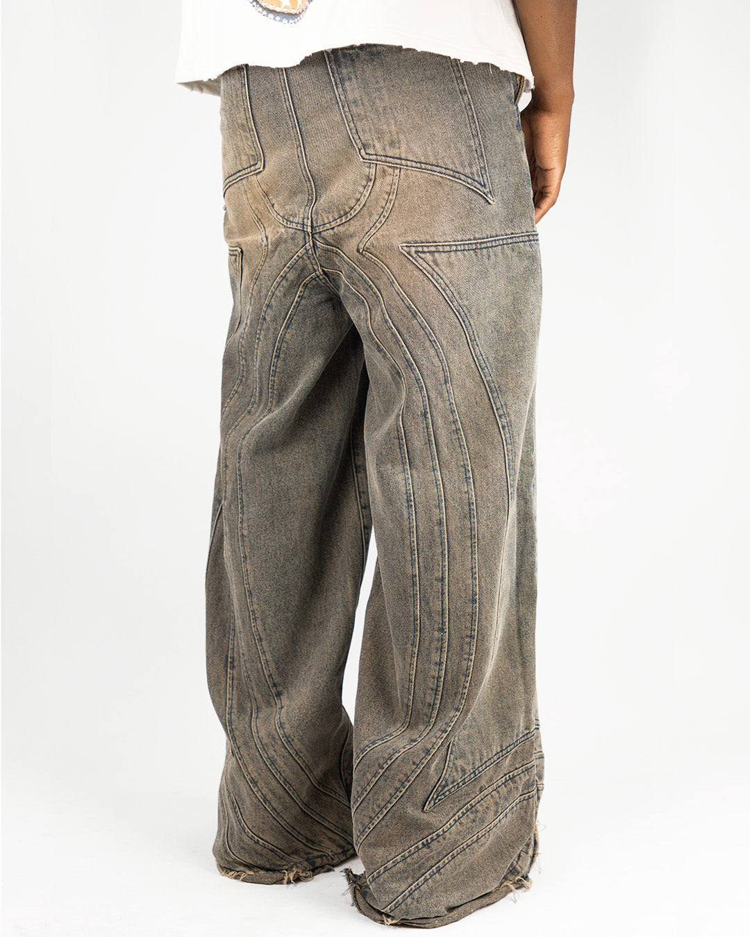 VZNARY "TWIST OF FATE" JEANS