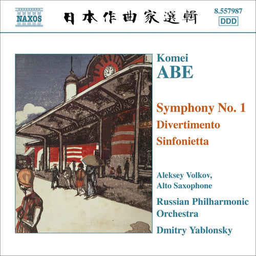 Dmitry Yablonsky - Symphony 1 / Divertimento for Alto Saxophone Music CD