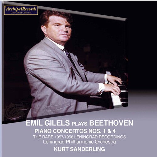 Beethoven / Gilels / Leningrad Philharmonic Orch - Piano Concertos 1 & 4 - Music CD