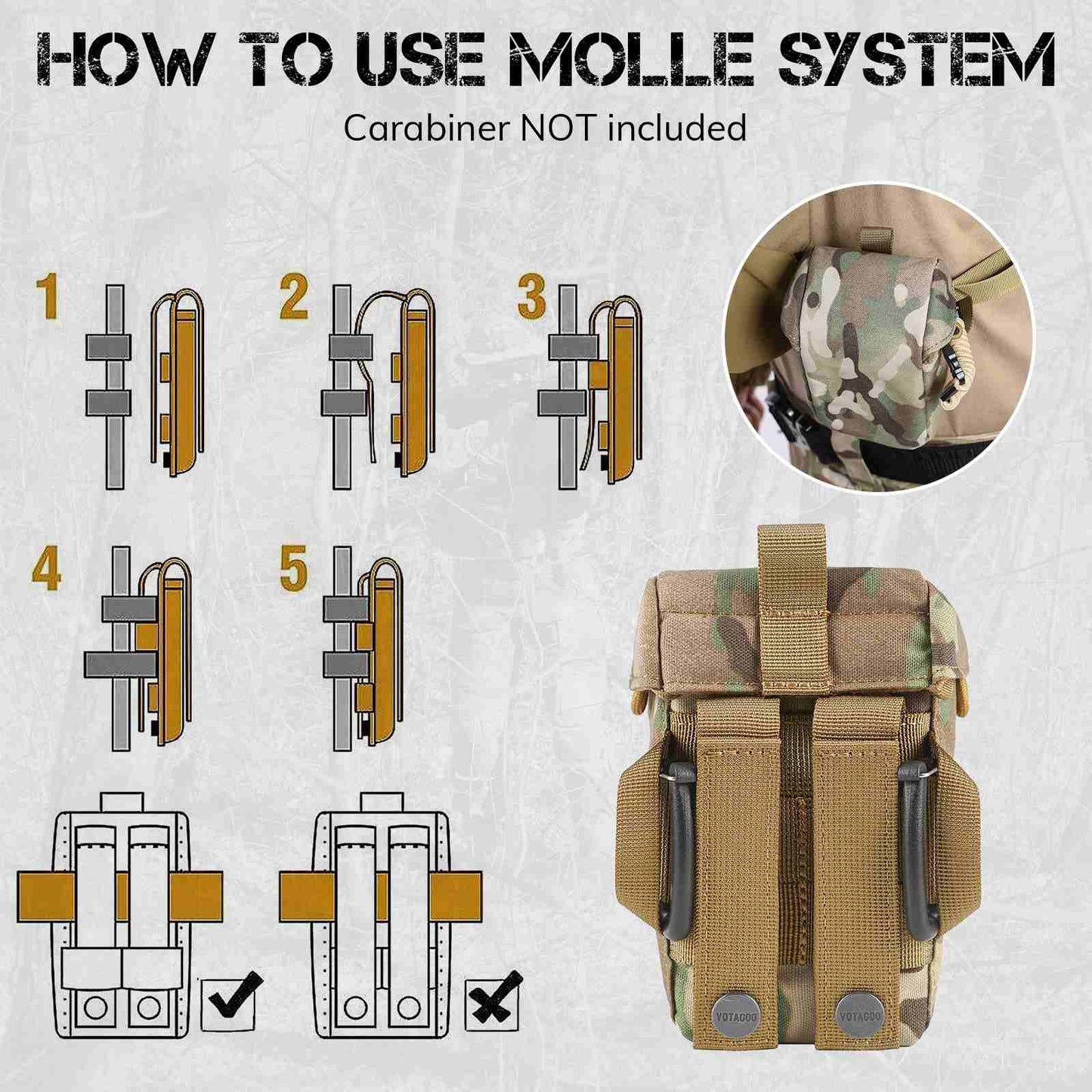 Votagoo Rangefinder Pouch with Protective Padding