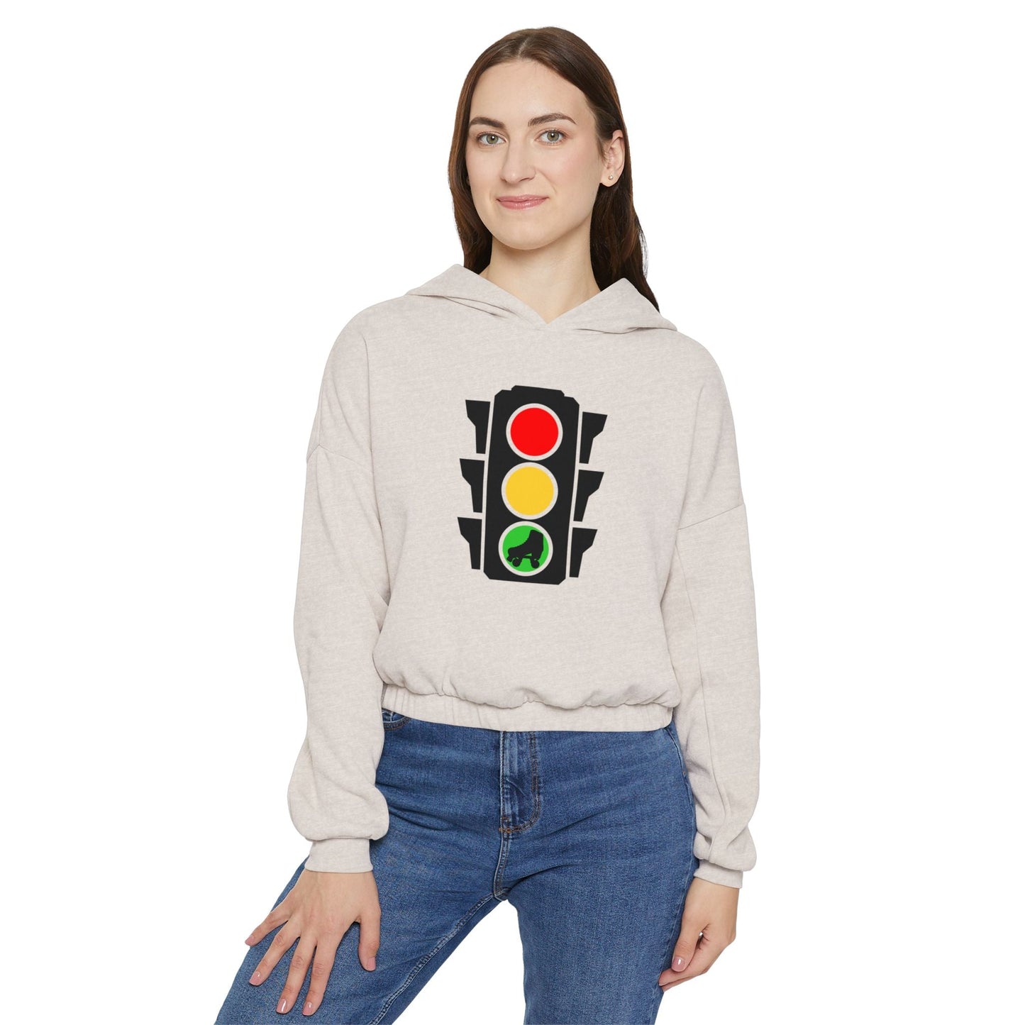 Women’s Cropped Ready, Set, Go Skating! Hoodie