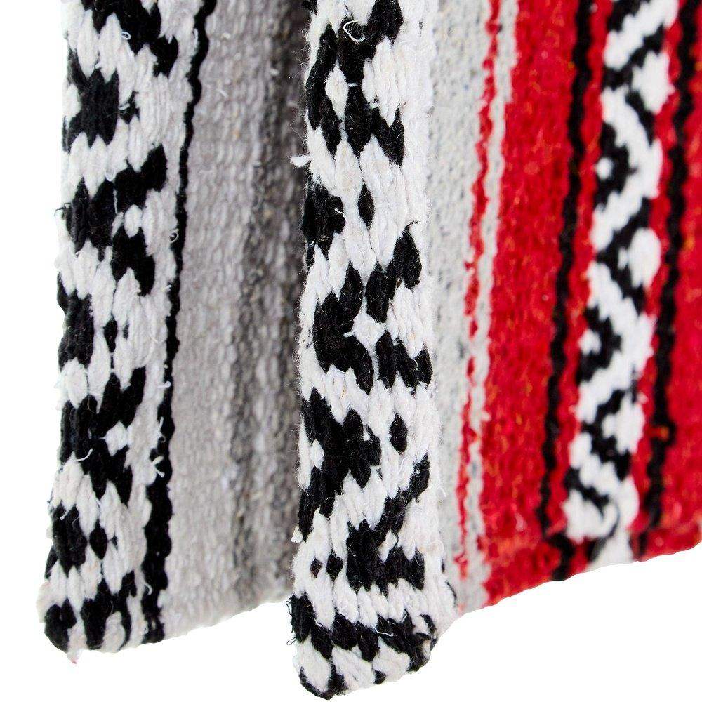 Red Hogan Acrylic Blend 30x60 Saddle Blanket