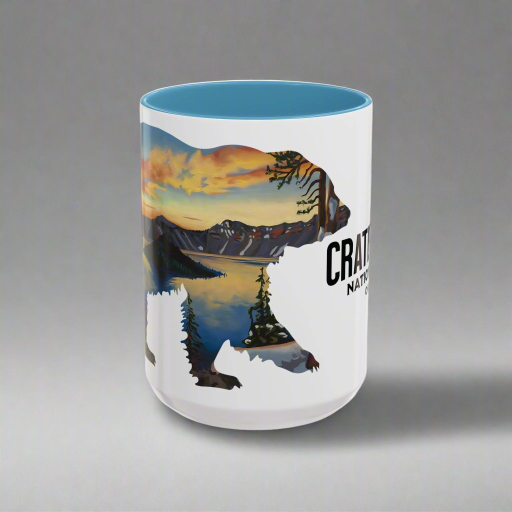 Crater Lake Accent Coffee Mug 11oz 15oz National Park Oregon