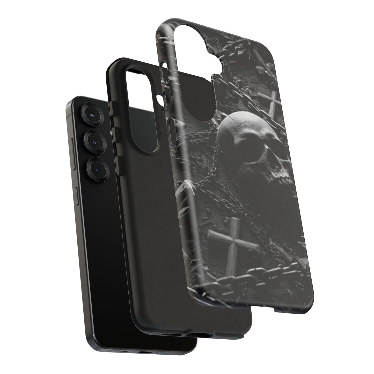Gothic Skull Tough Phone Case