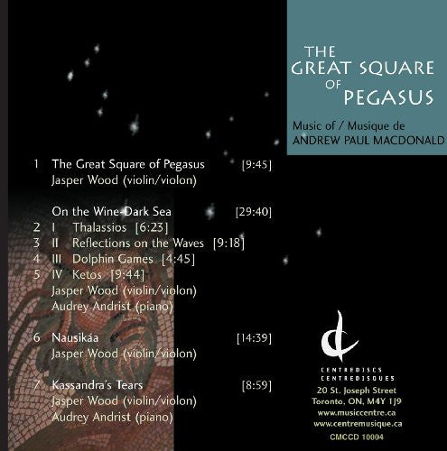 Jasper Wood - Great Square of Pegasus Music CD