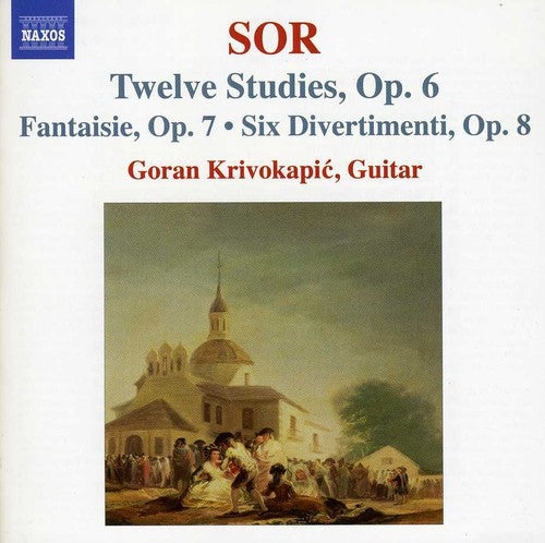 Goran Krivokapc - Twelve Studies Op. 6 / Fantaisie Op. 7 Music CD